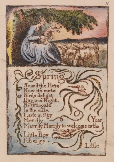 Songs of Innocence and of Experience, Plate 11 by William Blake